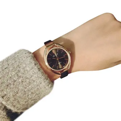 Women Watches Dress Clock Fine Temperament Bracelet Big Dial Ladies Analog Watch Relogio Feminino 1