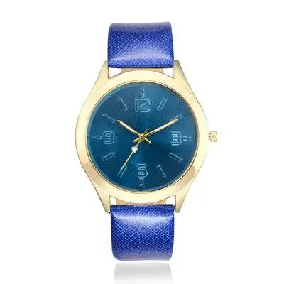 Women Watches Dress Clock Pu Leather Band Analog Quartz Date Wrist Watch Relogio Feminino Famous Gift 2
