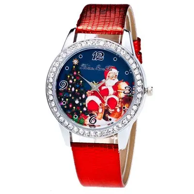 Women Watches Dress Clock Retro Marble Pattern Quartz Pu Leather Band Wrist Watch Relogio Feminino 2
