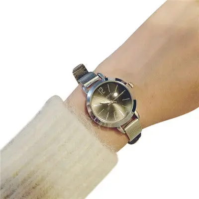 Women Watches Dress Clock Simple Bracelet Silver Lady Exquisite Fine With A Small Dial Watch Relogio Feminino 1