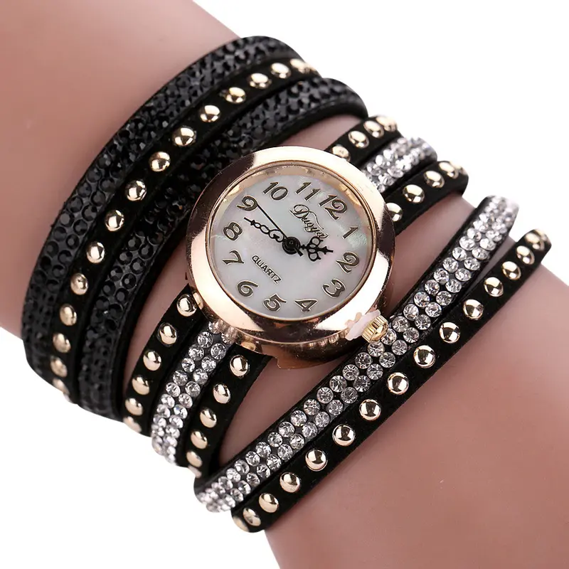Women Watches Duoya S Mode Casual Bracelet En Cuir Montre-Bracelet S Robe Women Bracelet Watch Relogio Feminino Feida 1