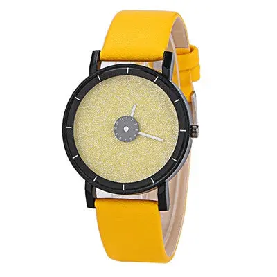 Women Watches Elegant Dress Clock Pu Leather Band Simple Wristwatch Quartz Analog Watch Relogio Feminino 6