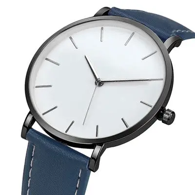 Women Watches Elegant Simple Dress Clock Retro Design Pu Leather Band Analog Quartz Wrist Watch Relogio Feminino 2