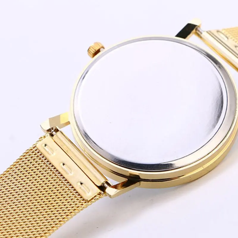 Women Watches Gold Elegant Dress Clock Relogio Feminino Stainless Steel Analog Quartz Wrist Watch Gift 1