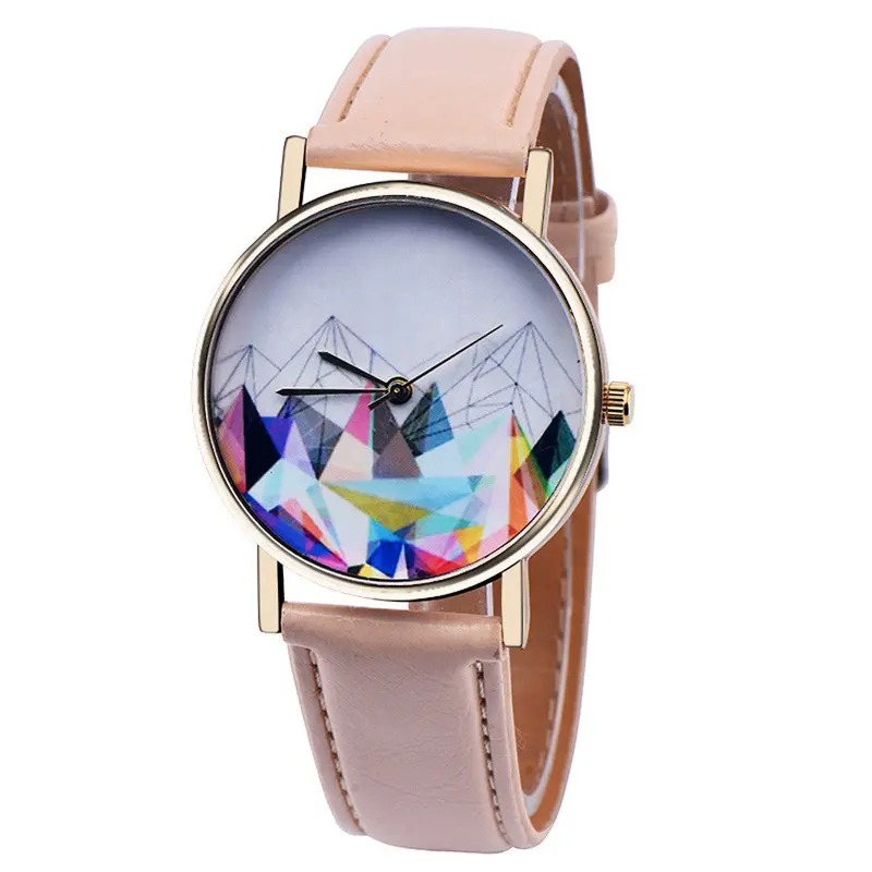 Women Watches Ladies Dress Leather Band Analog Quartz Watch Montre Ladies Watches Feida 1