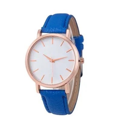 Women Watches Pu Leather Band Clock Men Analog Luxury Dress Quartz Wrist Watch Gift Relogio Feminino 2