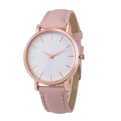 Women Watches Pu Leather Band Clock Men Analog Luxury Dress Quartz Wrist Watch Gift Relogio Feminino 4
