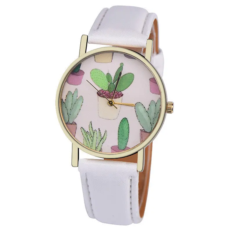 Women Watches Pu Leather Band Elegant Dress Clock Analog Quartz Wrist Watch Relogio Feminino 5