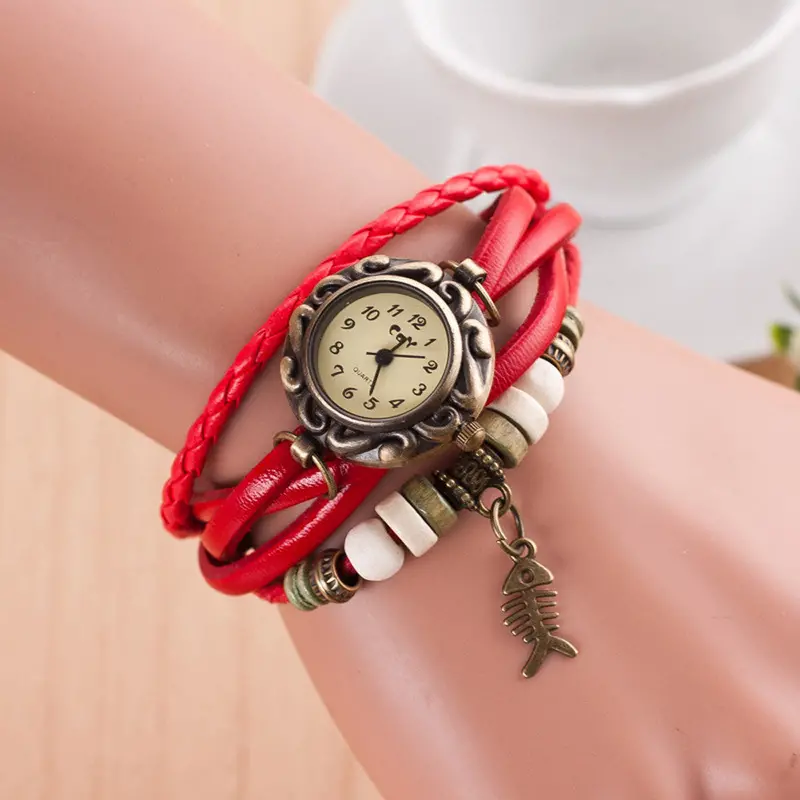 Women Watches Relogio Feminino Quartz Watch Woven Bracelet Wristwatch Women Dress Montre 1