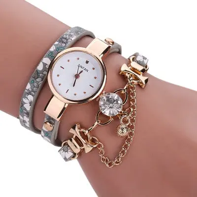 Women Watches Rhinestone Crystal Bracelet Dress Clock Sleek Chic Chain Decorative Ball Ladies Relogio Feminino 2