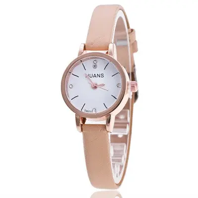 Women Watches Rhinestone Crystal Dress Clock Relogio Feminino Models Thin Belt Watch 1