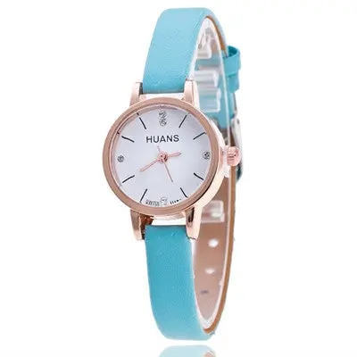 Women Watches Rhinestone Crystal Dress Clock Relogio Feminino Models Thin Belt Watch 4