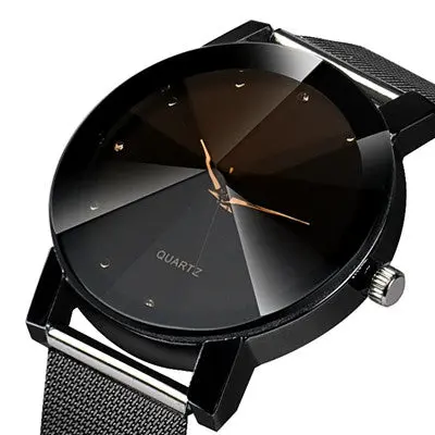 Women Watches Rhinestone Crystal Stainless Steel Mesh Band Analog Quartz Watch Relogio Feminino 1