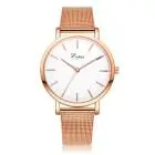Women Watches Rose Gold Stainless Steel Quartz Wrist Watch Bayan Kol Saati Dropshipping Feida 4