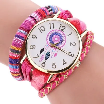 Women Watches The Sleek Stylish And Chic Knit Bracelet Clock Dress Watch Ladies Decorative Relogio Feminino 3