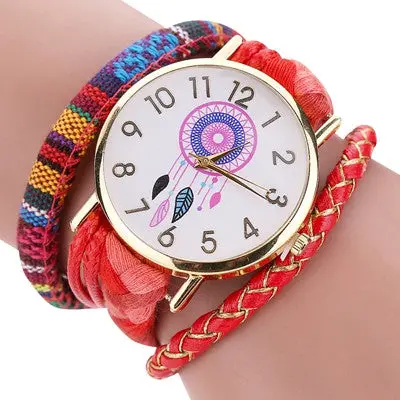 Women Watches The Sleek Stylish And Chic Knit Bracelet Clock Dress Watch Ladies Decorative Relogio Feminino 5
