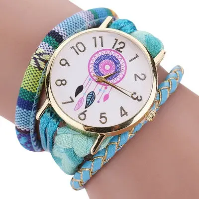 Women Watches The Sleek Stylish And Chic Knit Bracelet Clock Dress Watch Ladies Decorative Relogio Feminino 6