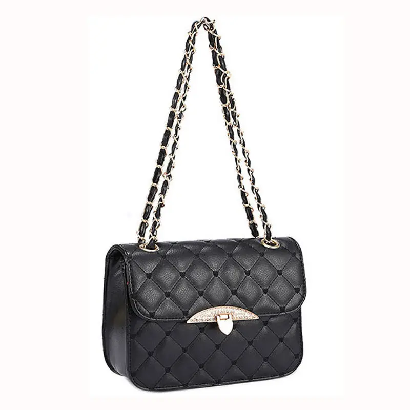 Womens Bag Chain Shoulder Bag Messenger Tote Leather Hbag 1