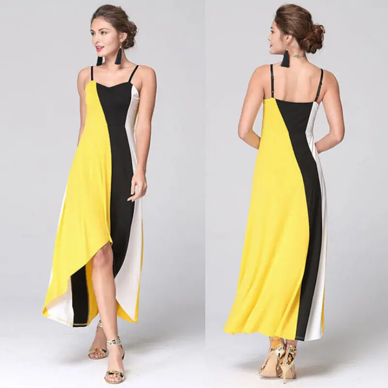 Women's Bohemian Boho Beach Long Maxi Dress Party Dresses Big Size Robe Sale Feida 9