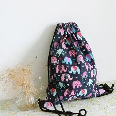 Womens Canvas Backpack Drawstring Women's Backpack School Backpacks For Teenage Girls 1