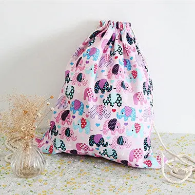 Womens Canvas Backpack Drawstring Women's Backpack School Backpacks For Teenage Girls 2