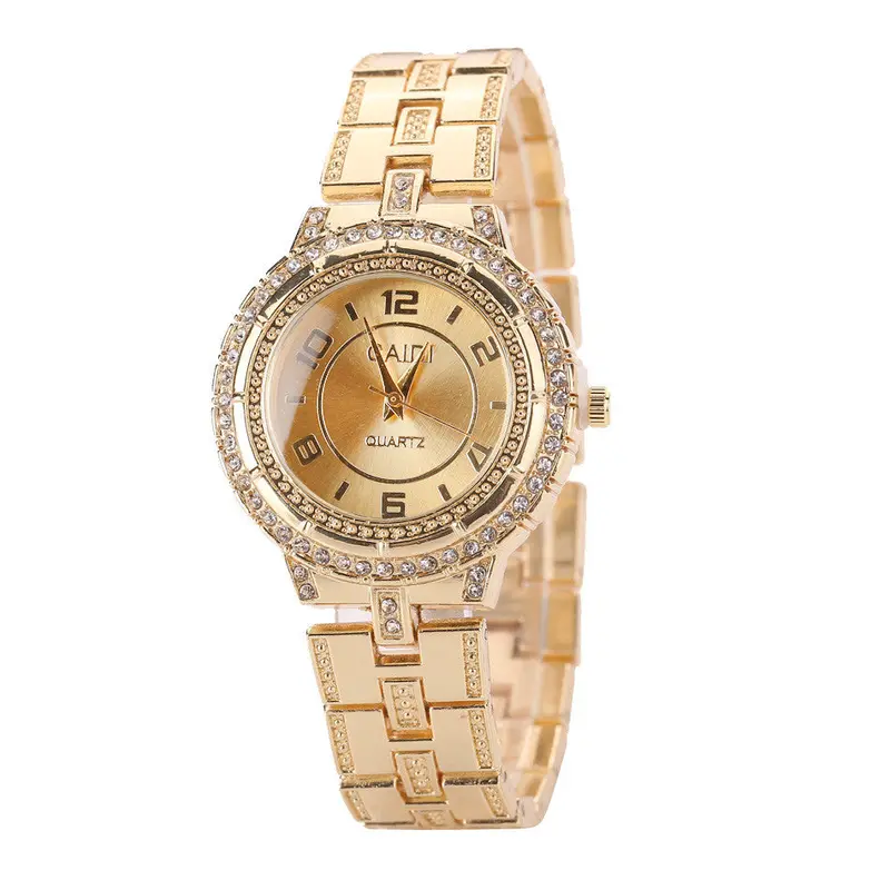Women's Girls Luxury Watch Full Stainless Steel Band Analog Quartz Wrist Watch Relogio Feminino Feida 1