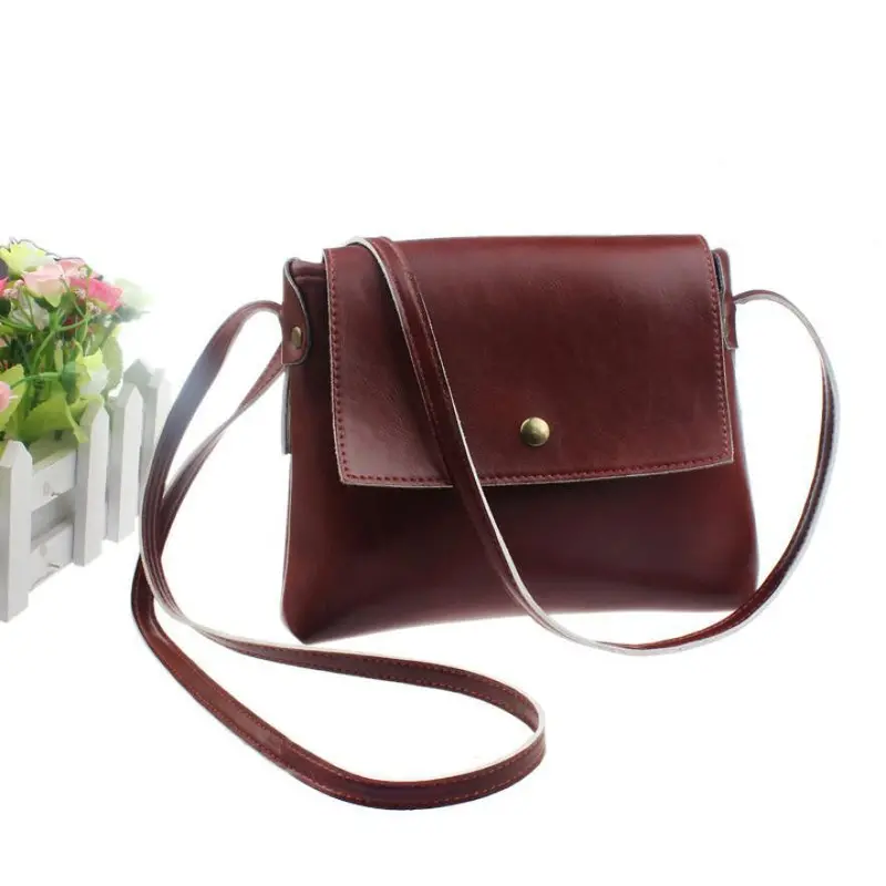 Women's Hbag Messenger Bag Preppy Style Vintage Crossbody Satchel Shoulder Hbag Briefcase 1