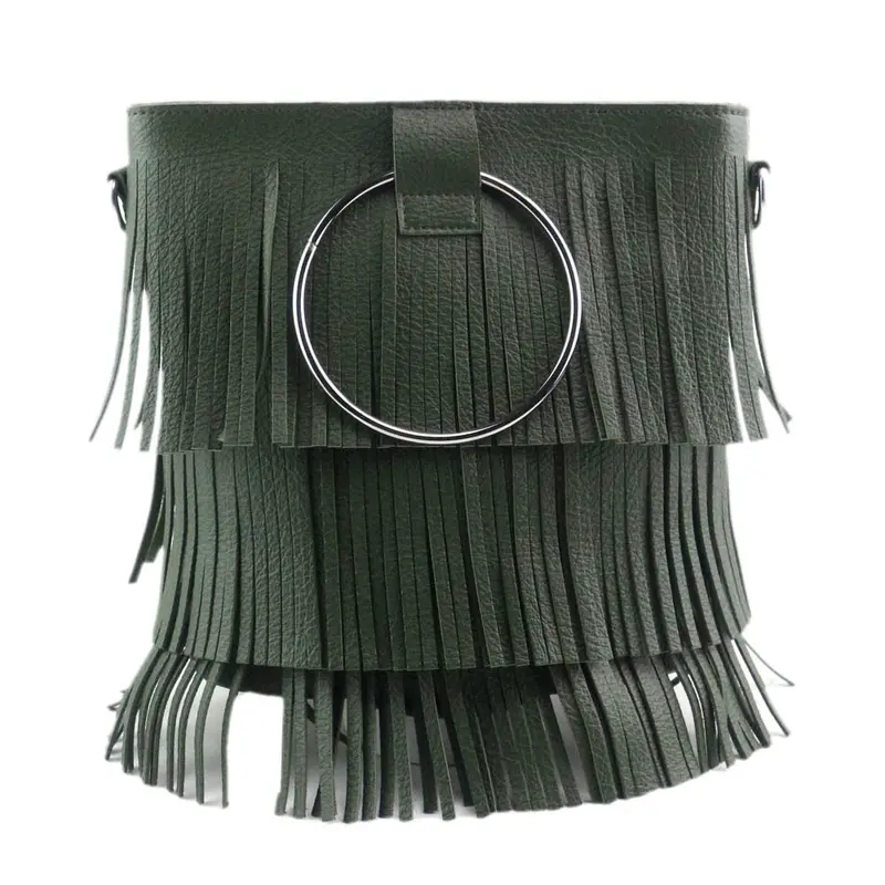 Women's Hbags Designer Tassel Leather Women Messenger Bags Shoulder Bag Crossbody Hbag For Girls Bolsa Mujer 2