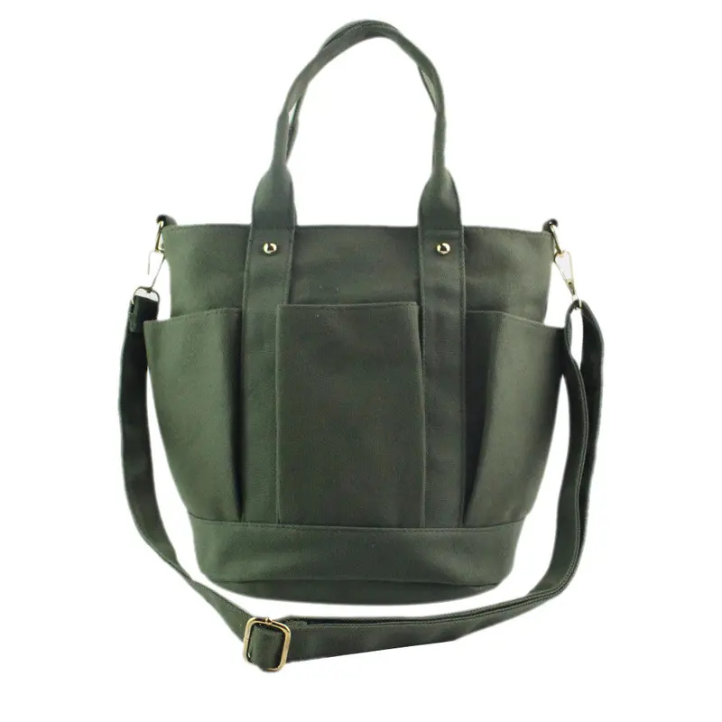 Women's Hbags Large Tote Zipper Canvas Shoulder Bag Women Messenger Bags Bolsa Mujer Lady's Hbag 1
