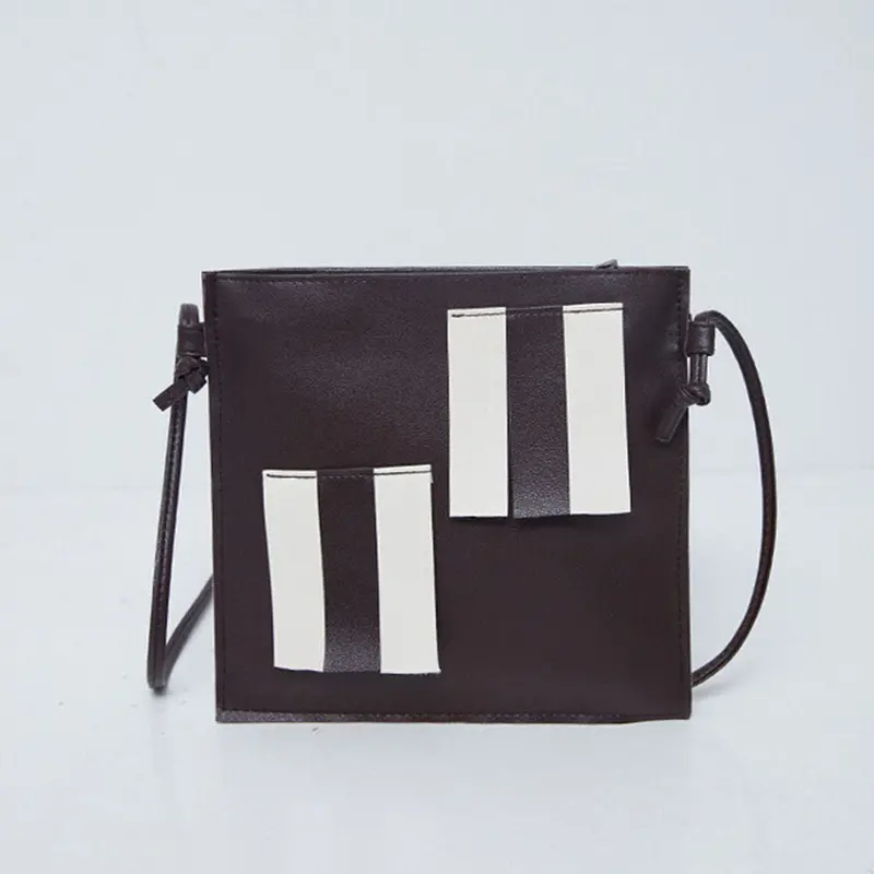 Women's Hbags Leather Tassels Crossbody Shoulder Bag Casual Striped Women Messenger Bags Designer Lady's Bag Bolsos 2