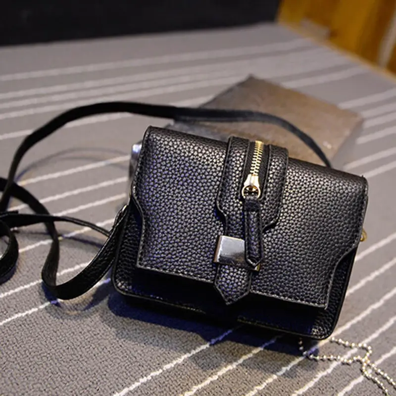 Women's Hbags Zipper Leather Crossbody Shoulder Bag For Girls Women Messenger Bags Party Small Purse Clutch 1