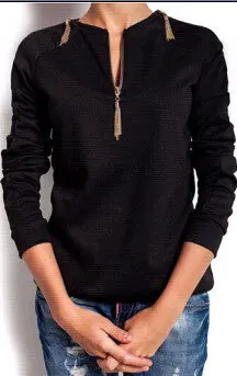 Women's Hoodies Shirts Long Sleeve Casual Sweatshirts Women Solid Warm Hoodies For Women Ladies J2308 1