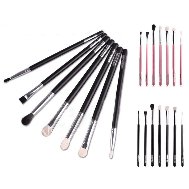 Women's Lady Makeup Brushes Blend Shadow Angled Eyeliner Smoked Bloom Eye Brushes Set &Whloesale 1