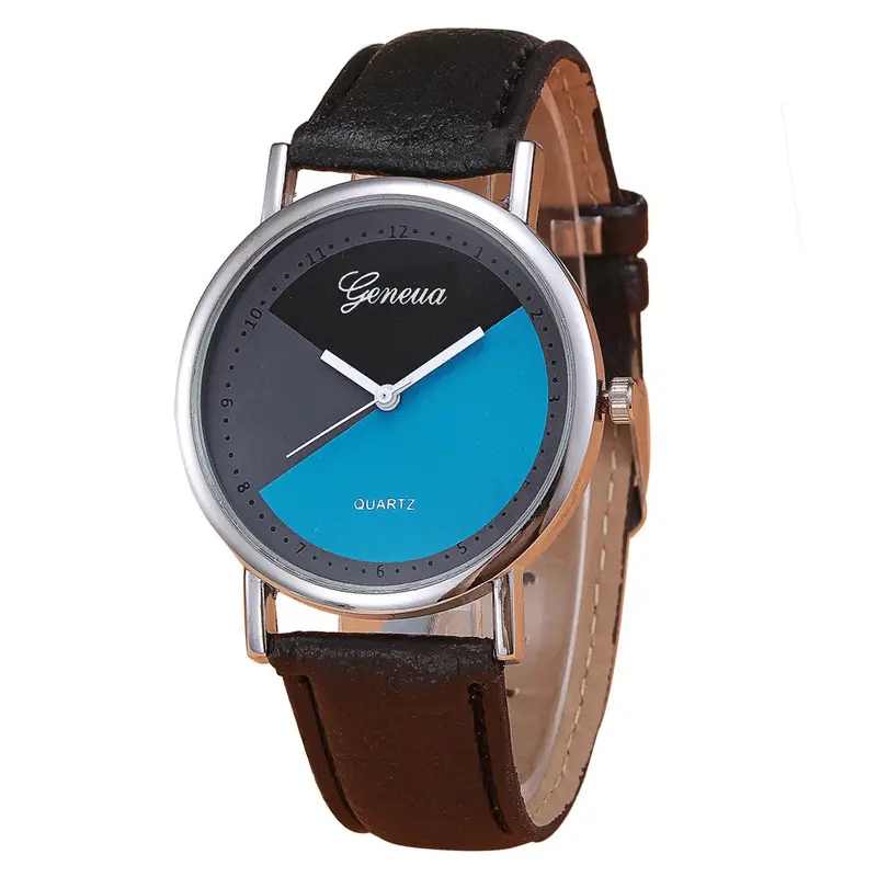Womens Men Watch Retro Design Leather Band Analog Quartz Luxury Watch Watches Relogio Masculino Wristwatch 1