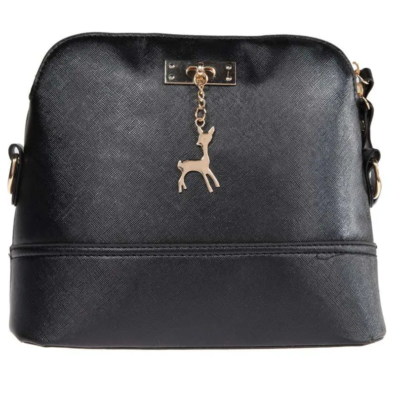 Women's Messenger Bags Fashion Vintage Small Shell Pu Leather Handbag New Famous Brand Casual Bag 1