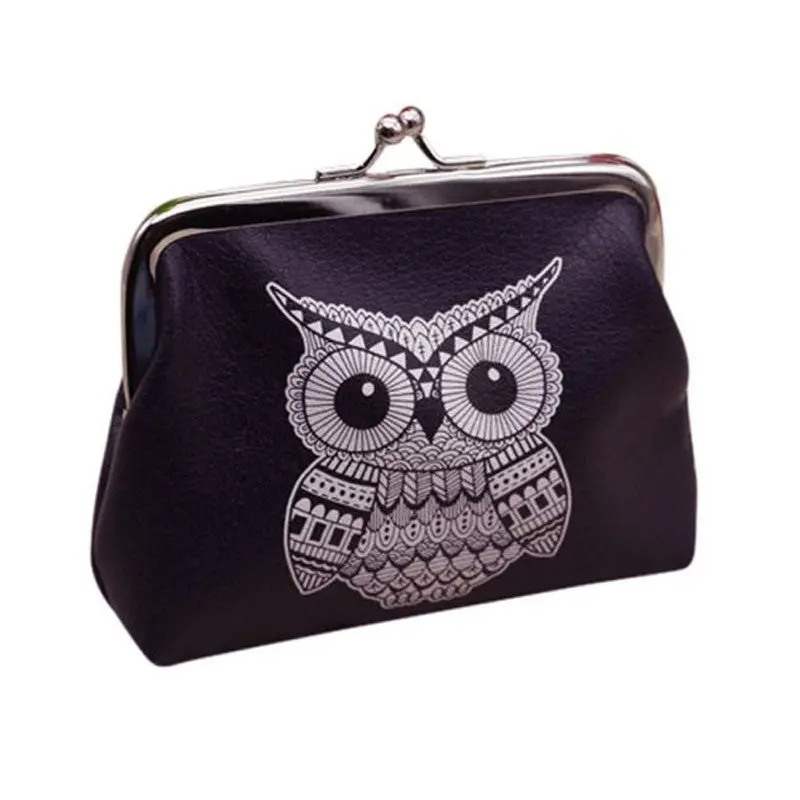 Womens Owl Wallet Card Holder Coin Purse Clutch Hbag 1