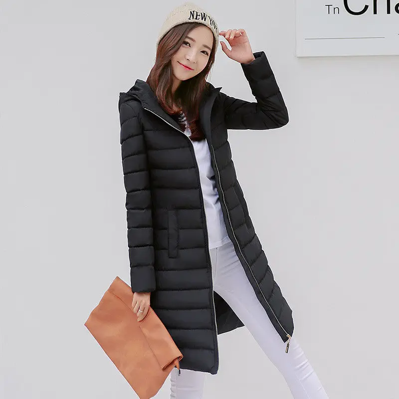 Women's Parka 80% Down Parka Women Long Slim Parks For Women Down Coat Zipper Up M/L/Xl/Xxl 6