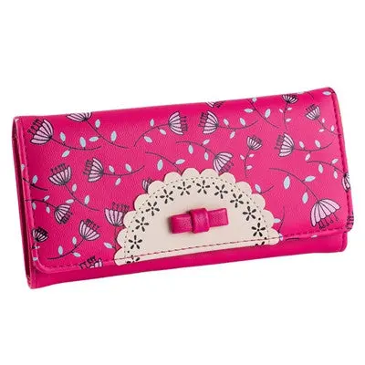 Women's Purse Ladies Long Zipper Bag Women Kawaii Wallet Purse Portefeuille Sweet College Wind 3