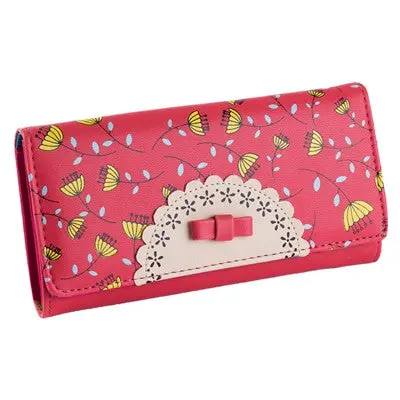 Women's Purse Ladies Long Zipper Bag Women Kawaii Wallet Purse Portefeuille Sweet College Wind 6