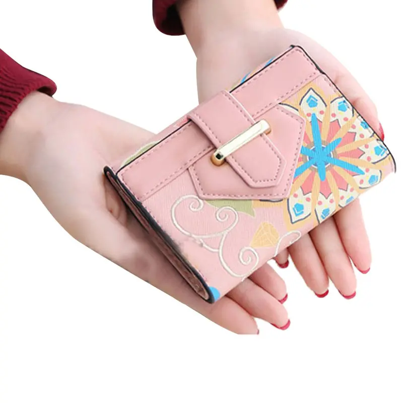 Women's Purse Printed Bird Print Wallet Carteira Feminina 5