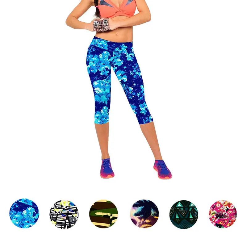 Women's Scale Leggings 6 Color S-Xl Size High Waist Sexy Pants Printed Colorful Leggings 12
