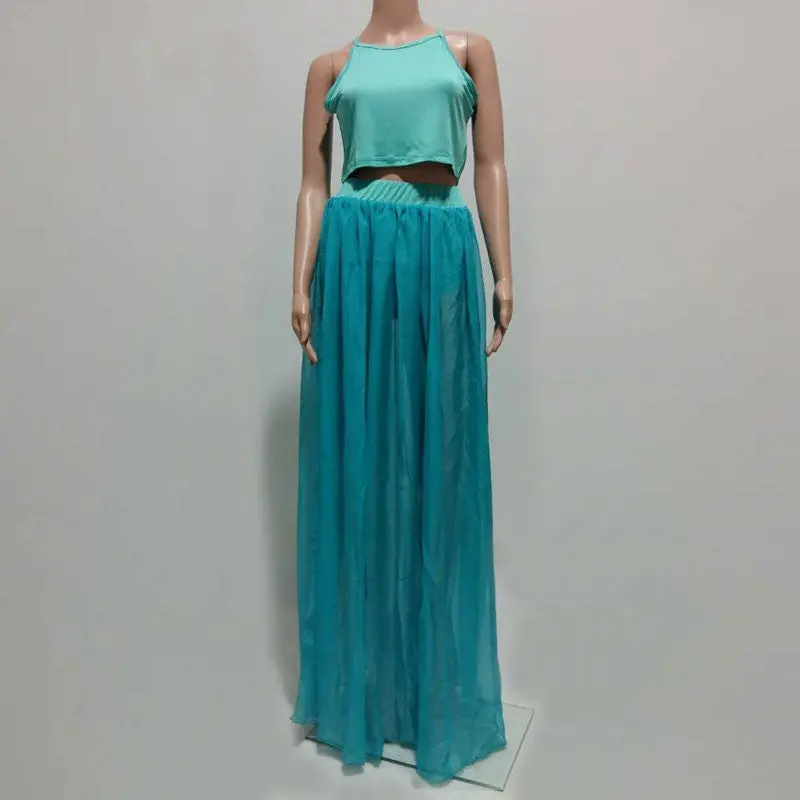 Womens Sexy Dress Mesh Patchwork Club Dresses Maxi 2 Piece Set Women Party Night Club Dress Off Shoulder Two Piece Outfits 5