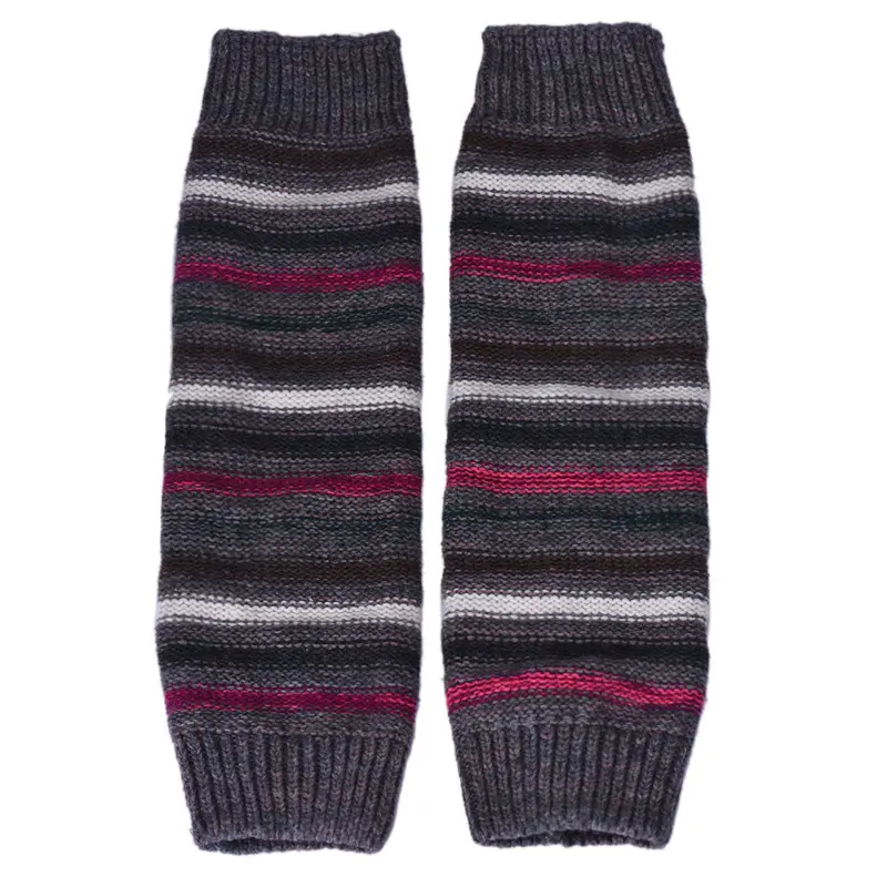 Womens Thick Warm Knitted Leg Warmers Gaiters Socks Boot Cover 4