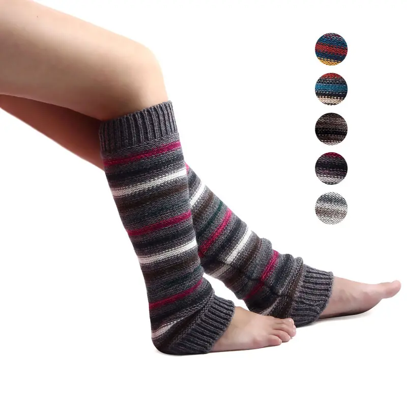 Womens Thick Warm Leg Warmers Socks Boot Cover 3