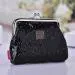 Womens Wallet Coin Purse Black Card Holder Clutch Bag Handbag Bolsos Femenina 1