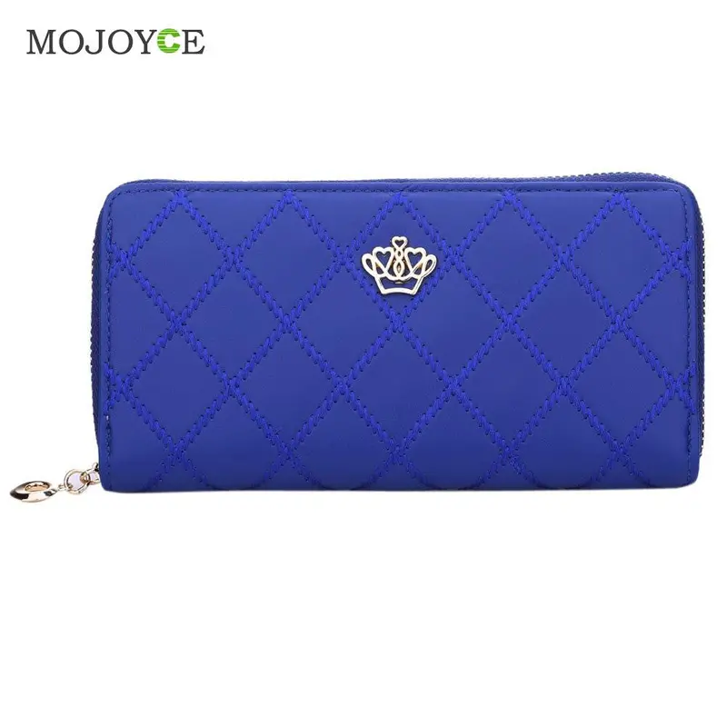 Womens Wallets And Purses Leather Wallet Long Card Holder Zipper Case Purse Handbag Wallet Women Luxury Brand Carteira Feminina 5