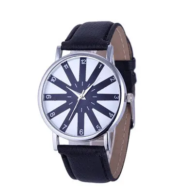 Women's Watches Dress Clock Pu Leather Band Analog Elegant Quartz Wrist Watch Relogio Feminino 1