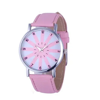 Women's Watches Dress Clock Pu Leather Band Analog Elegant Quartz Wrist Watch Relogio Feminino 6