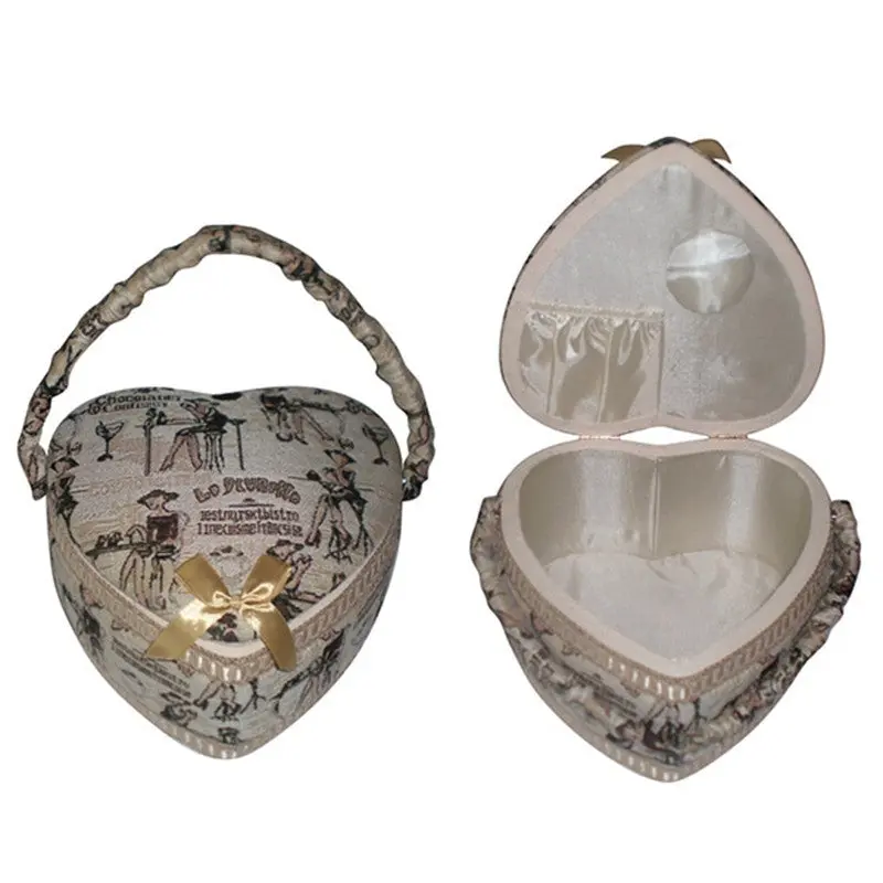 Wood Jewelry Storage Box Makeup Boxes Home Decoration Eco-Friendly Casket Needlework 89749 1