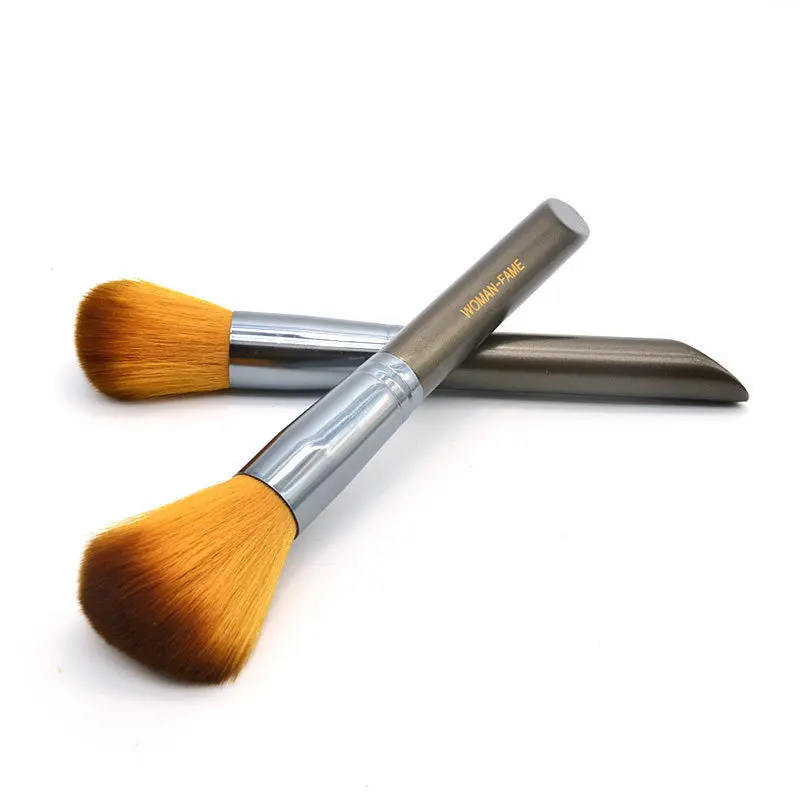 Wooden Hle Long Pole Powder Woman Makeup Brush 1